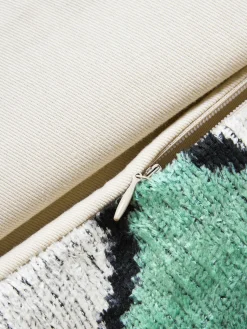 Funda de cojín de terciopelo con estampado abstracto Velvety