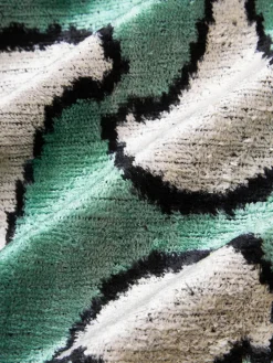 Funda de cojín de terciopelo con estampado abstracto Velvety