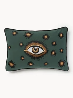 Funda de cojín decorativo de algodón artesanal Velvety