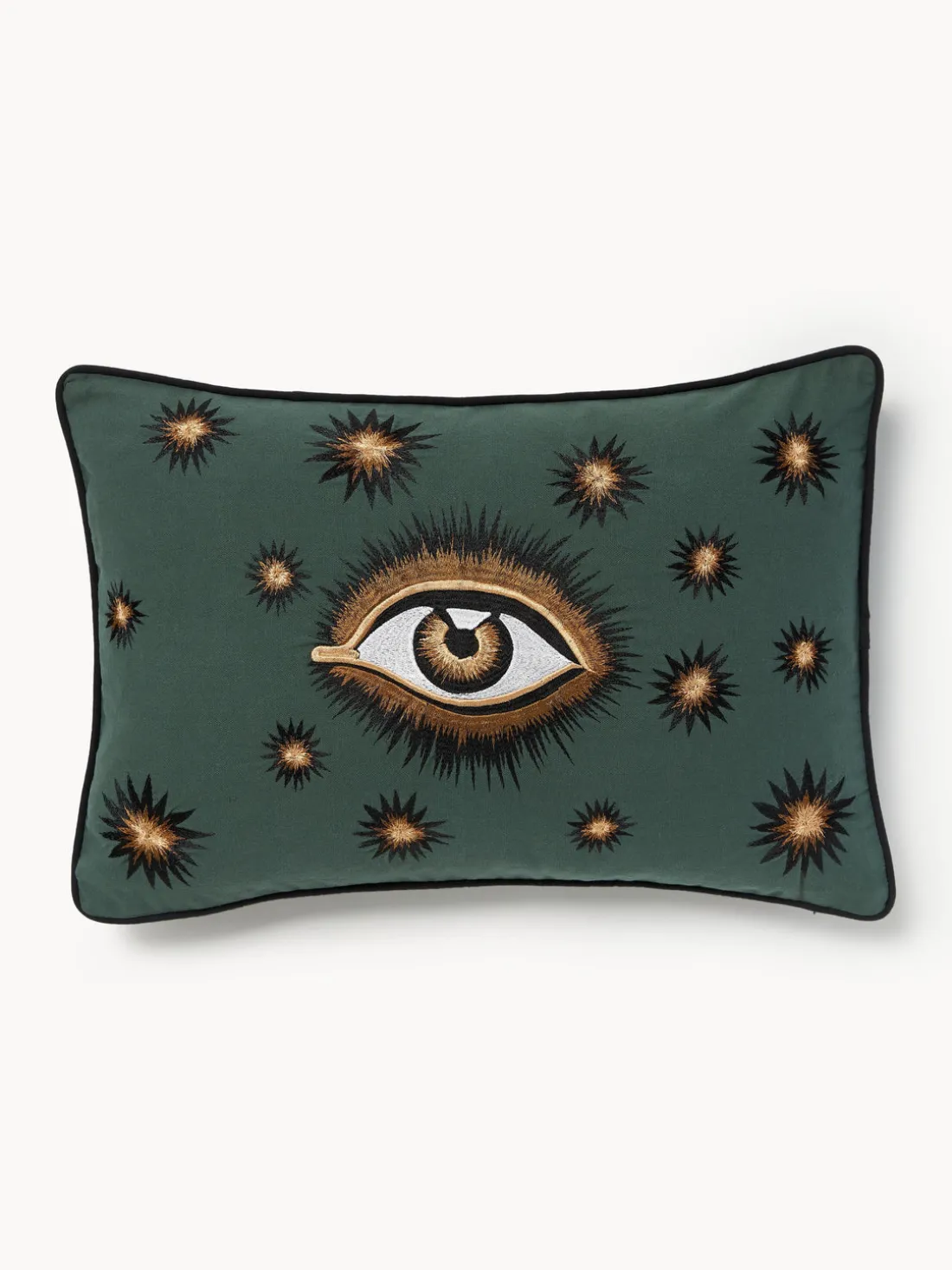 Funda de cojín decorativo de algodón artesanal Velvety