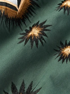 Funda de cojín decorativo de algodón artesanal Velvety