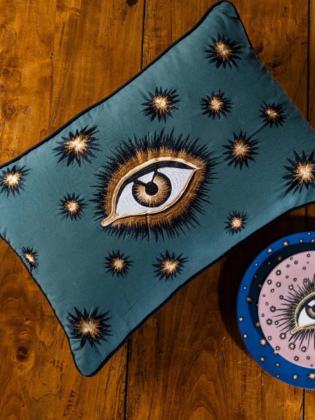 Funda de cojín decorativo de algodón artesanal Velvety