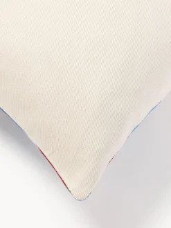 Funda de cojín decorativo de seda con estampado abstracto Silky