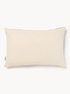 Funda de cojín decorativo de seda con estampado abstracto Silky