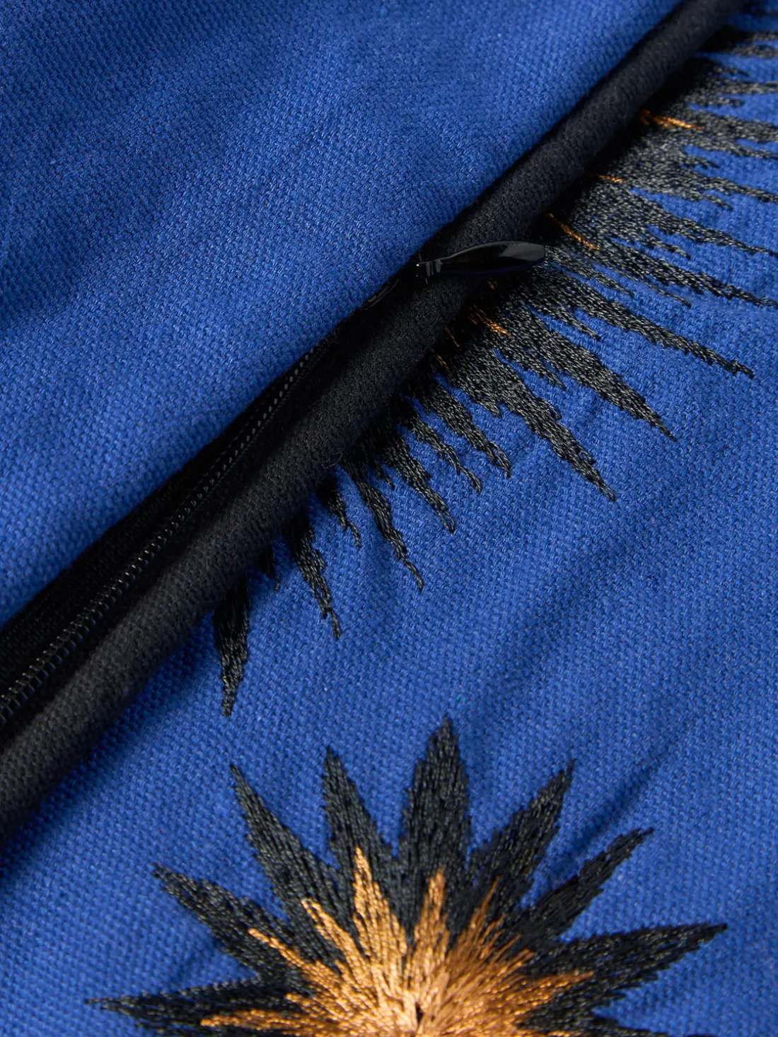 Funda de cojín decorativo de algodón artesanal Velvety