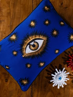 Funda de cojín decorativo de algodón artesanal Velvety