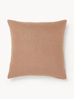 Funda de cojín para exterior con estampado de ondas bordadas Shanti