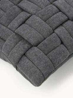 Funda de cojín tejida Norman