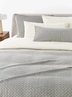 Funda nórdica de algodón con estructura gofre Clemente