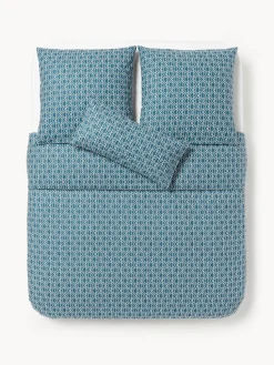 Funda nórdica de algodón estampado geométrico Jella