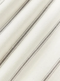 Funda nórdica de algodón lavado a rayas Caspian