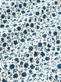 Funda nórdica de algodón lavado con fino estampado floral Nolana