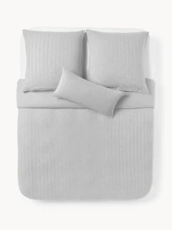 Funda nórdica de franela con punto espiga Wanda