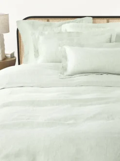 Funda nórdica de lino con ribete Linna