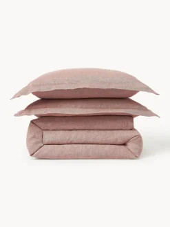 Funda nórdica de lino con ribete Linna