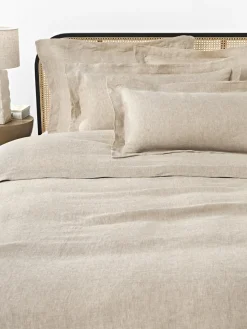 Funda nórdica de lino con ribete Linna