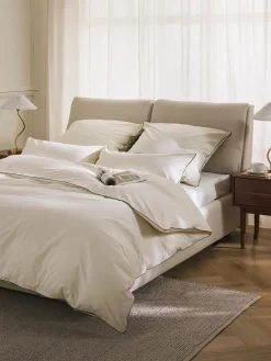 Funda nórdica de percal con ribete Daria