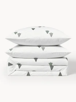 Funda nórdica de percal con árboles de Navidad Darina