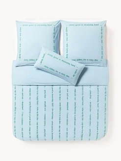 Funda nórdica de percal con bordado Roya