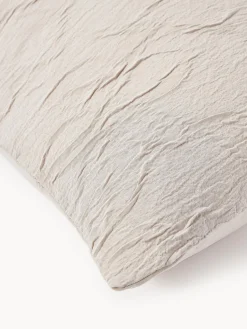 Funda nórdica de percal de algodón lavado Leonora