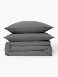 Funda nórdica de percal lavado Leonie