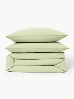 Funda nórdica de percal lavado Leonie