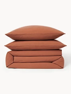 Funda nórdica de percal lavado Leonie