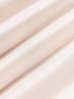 Funda nórdica de satén a rayas con dobladillo Brendan