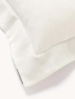 Funda nórdica de satén a rayas con dobladillo Brendan