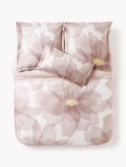 Funda nórdica de satén de algodón Alyssa