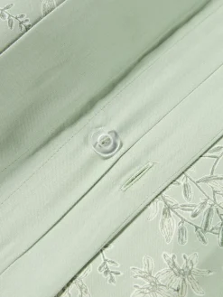 Funda nórdica de satén estampado Leticia