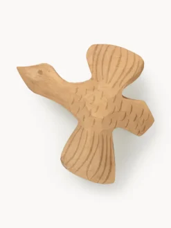 Gancho de pared de madera de álamo artesanal Billie Bird