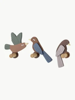 Ganchos de pared de madera Lewi, 3 uds.