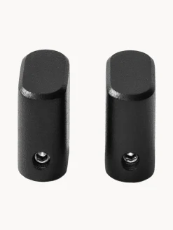 Ganchos toalla MILO / 2 uds. / Negro