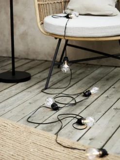 Guirnalda de luces LED para exterior con función de temporizador Selecta, tamaños diferentes