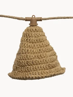 Guirnalda de luces LED solares de yute Maro