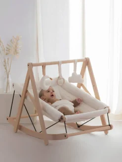 Hamaca para bebé de madera de haya Growing Green