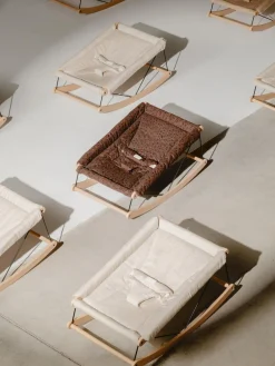 Hamaca para bebé de madera de haya Growing Green