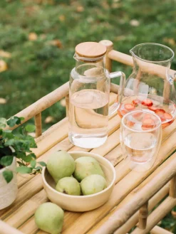 Jarra con tapón de bambú Jarro, 1 L