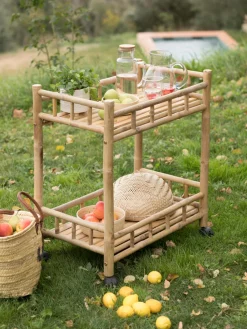 Jarra con tapón de bambú Jarro, 1 L