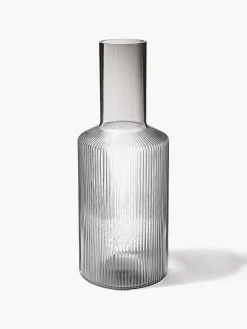 Jarra de agua soplada con relieves Ripple, 1 L
