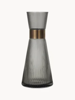 Jarra de vidrio ahumado soplado artesanalmente Grand Cru, 1 L