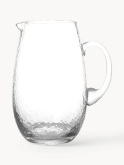 Jarra de vidrio soplado Hammered, 2 L