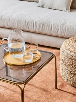 Jarra de vidrio soplado Hammered, 2 L