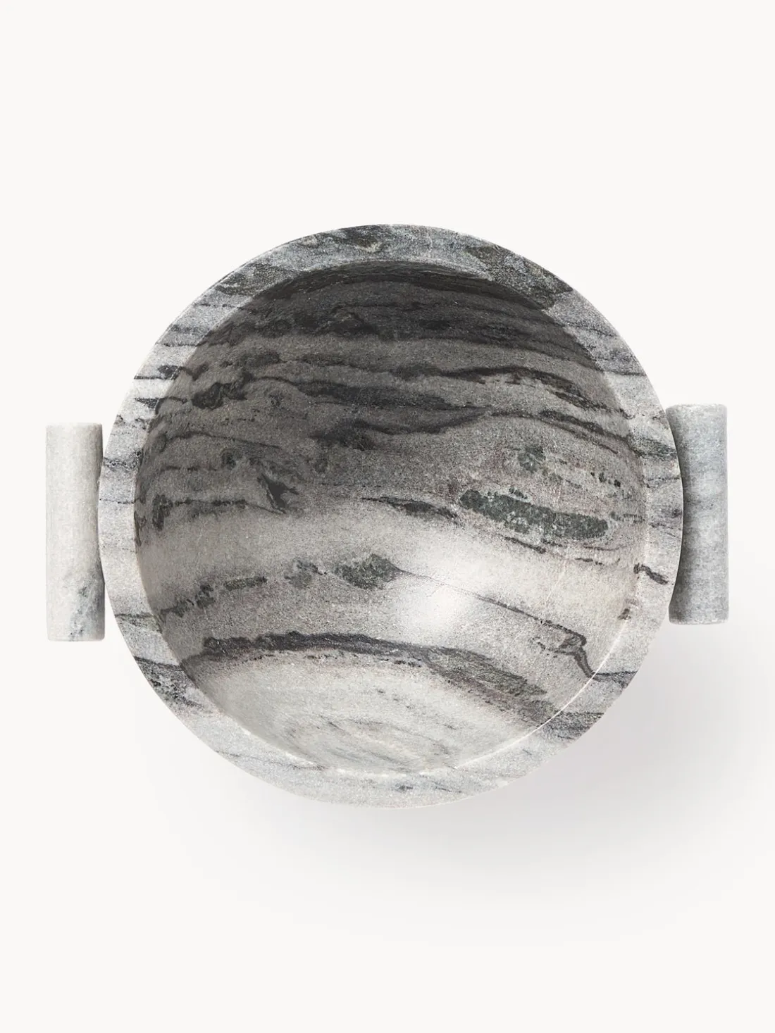 Jarrón artesanal con esmalte reactivo Wide, 30 cm