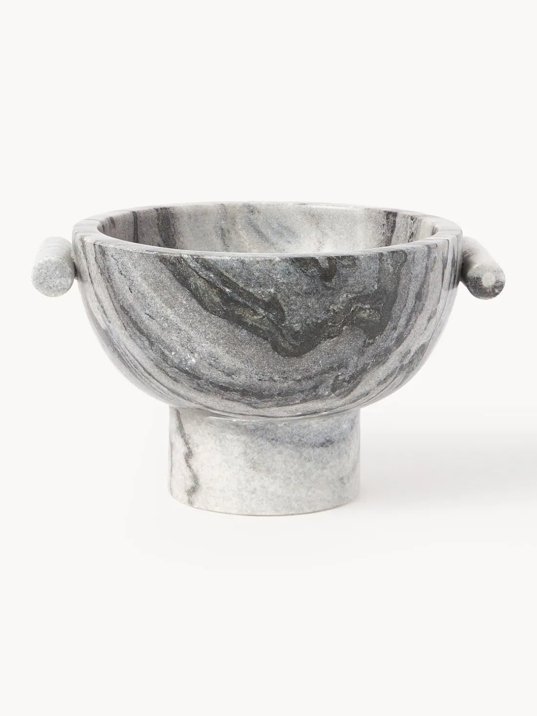 Jarrón artesanal con esmalte reactivo Wide, 30 cm