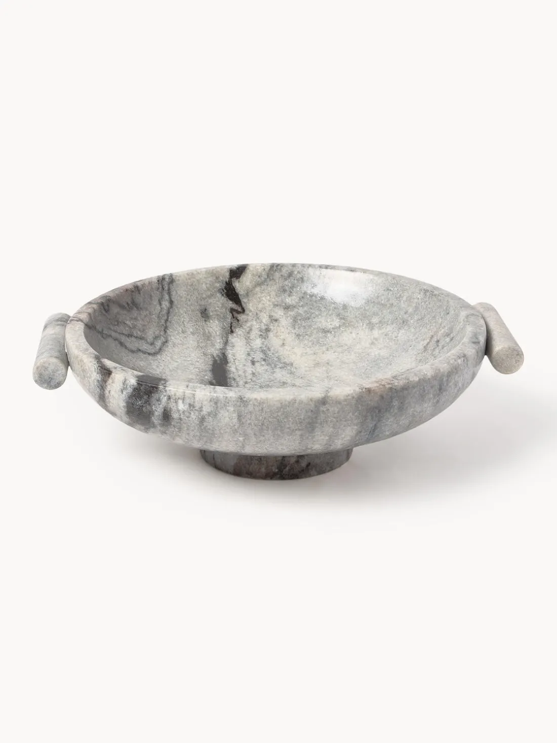 Jarrón artesanal con esmalte reactivo Wide, 15 cm