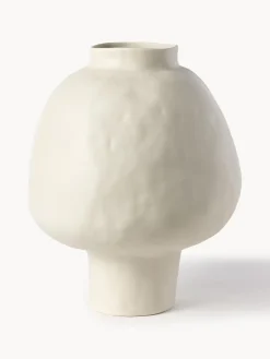 Jarrón artesanal de diseño de gres Saki, 40 cm