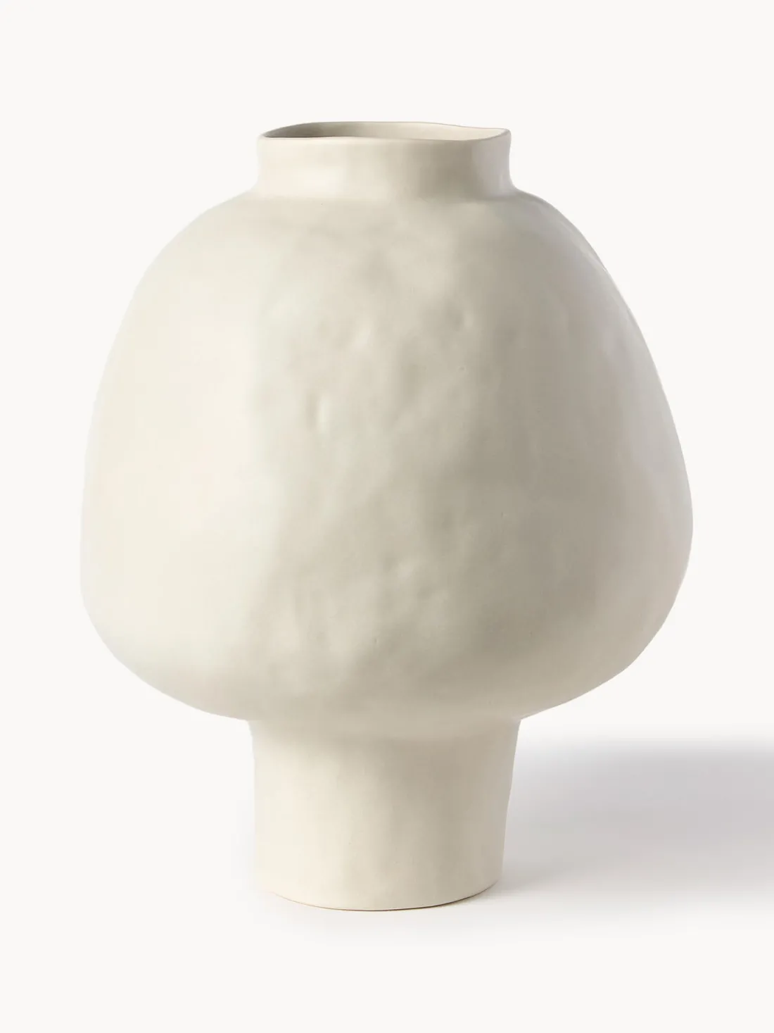 Jarrón artesanal de diseño de gres Saki, 40 cm