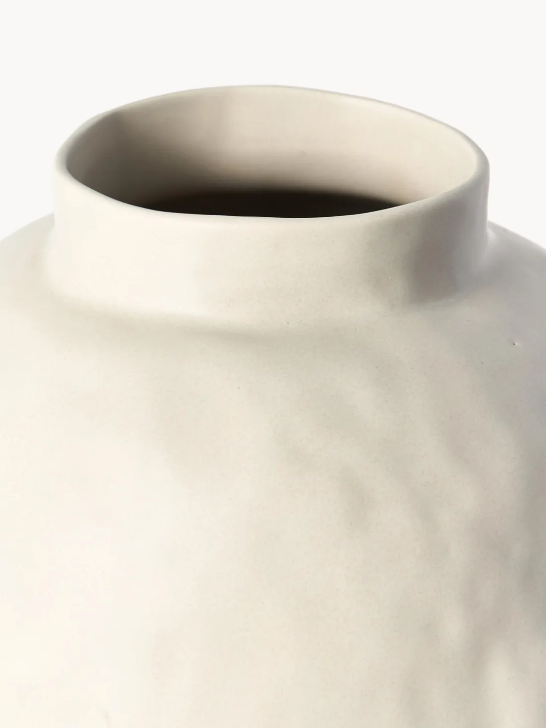 Jarrón artesanal de diseño de gres Saki, 40 cm